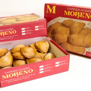 Caja con empanadillas de boniato